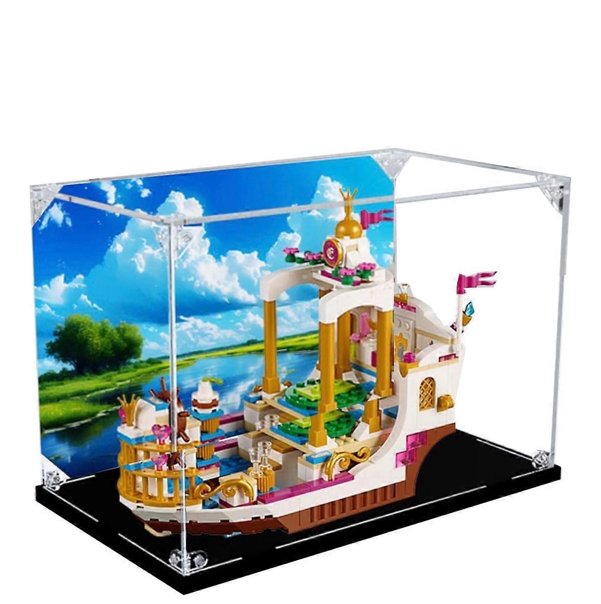 Acrylic Display Case Compatible with  41153 Corner Model, 98% Transparent Dustproof Scratch Resistant