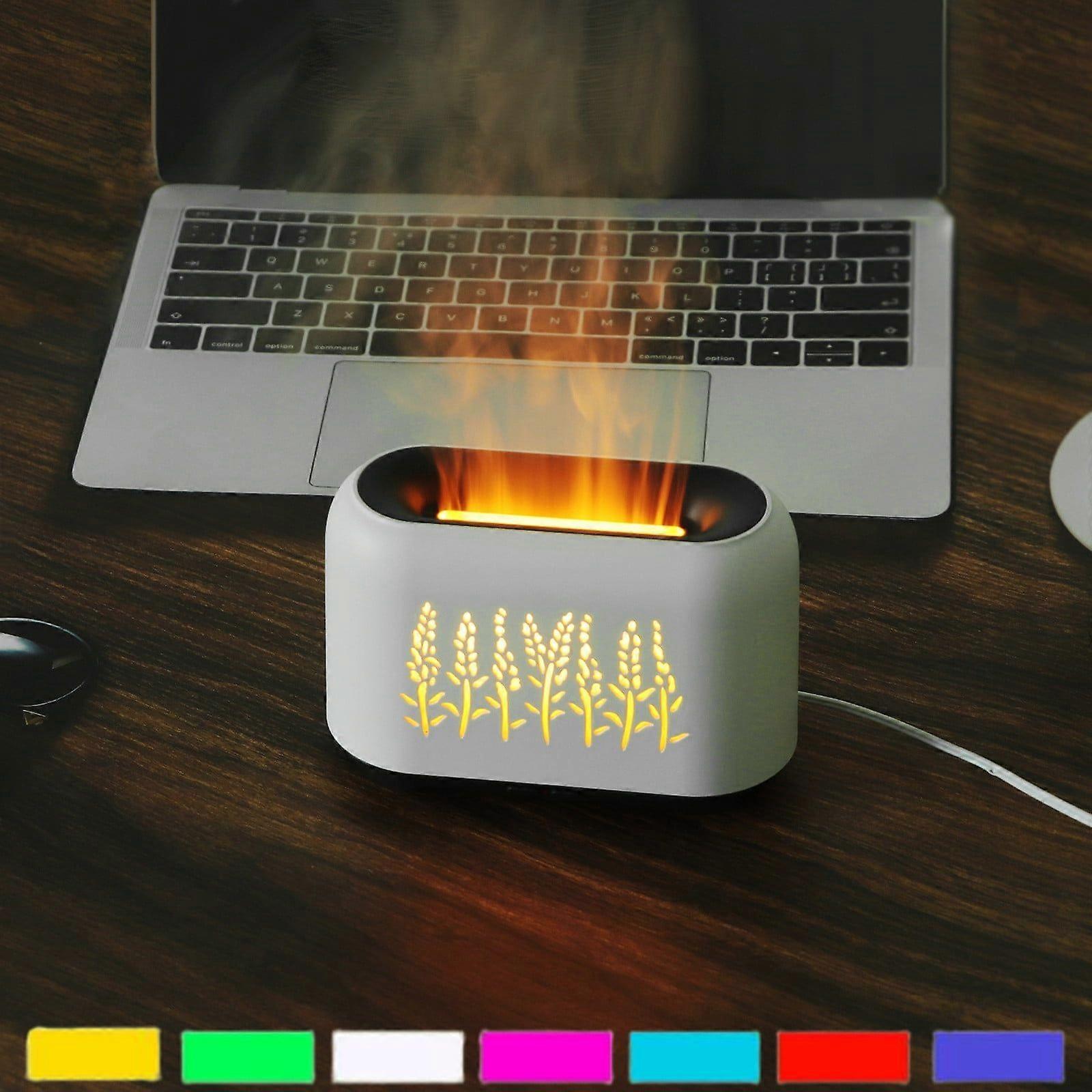Flame Diffuser Humidifier 7 Flame Colors, Essential Oil Aroma Diffuser With
