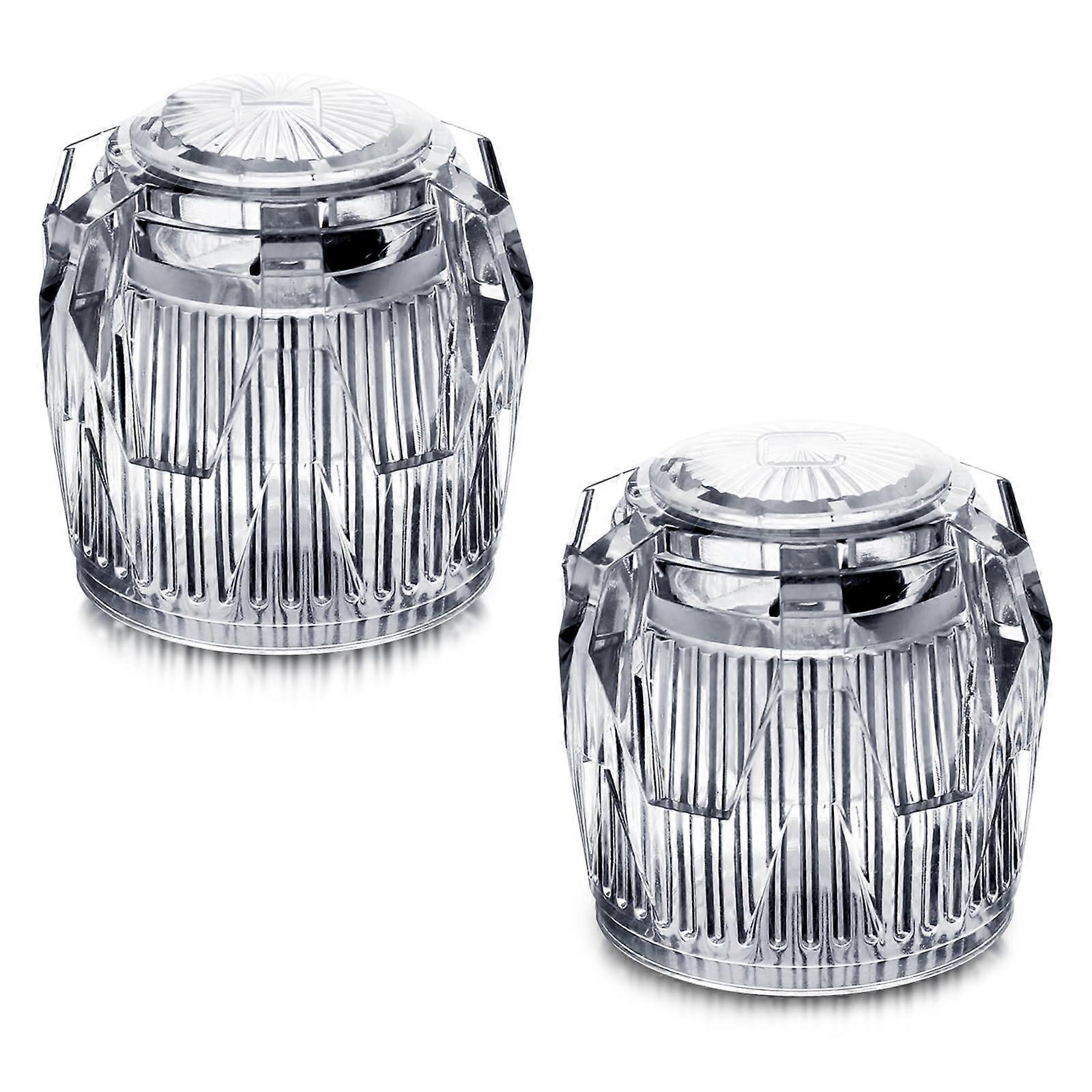 Mobile Home Shower Knobs Replacement for Phoenix Sink Tub, Durable Acrylic Handles with 17pt Spline