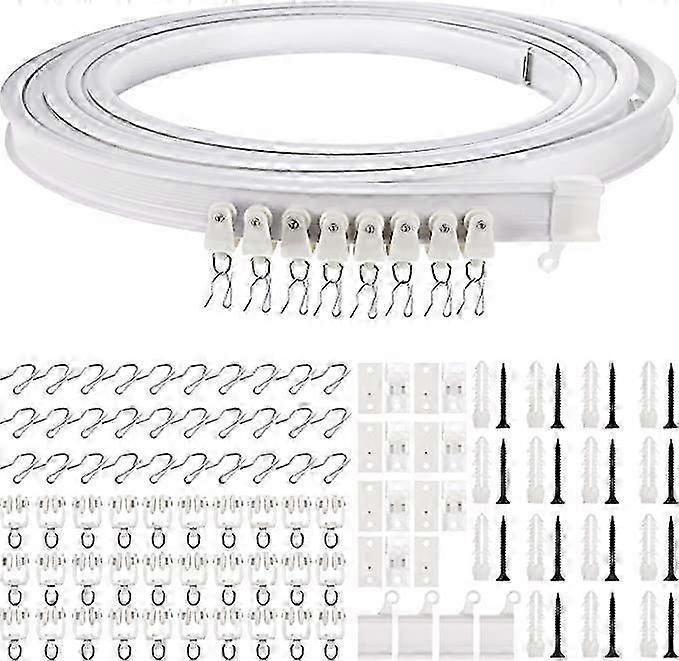 5 Meter Flexible Ceiling Curved Curtain Track