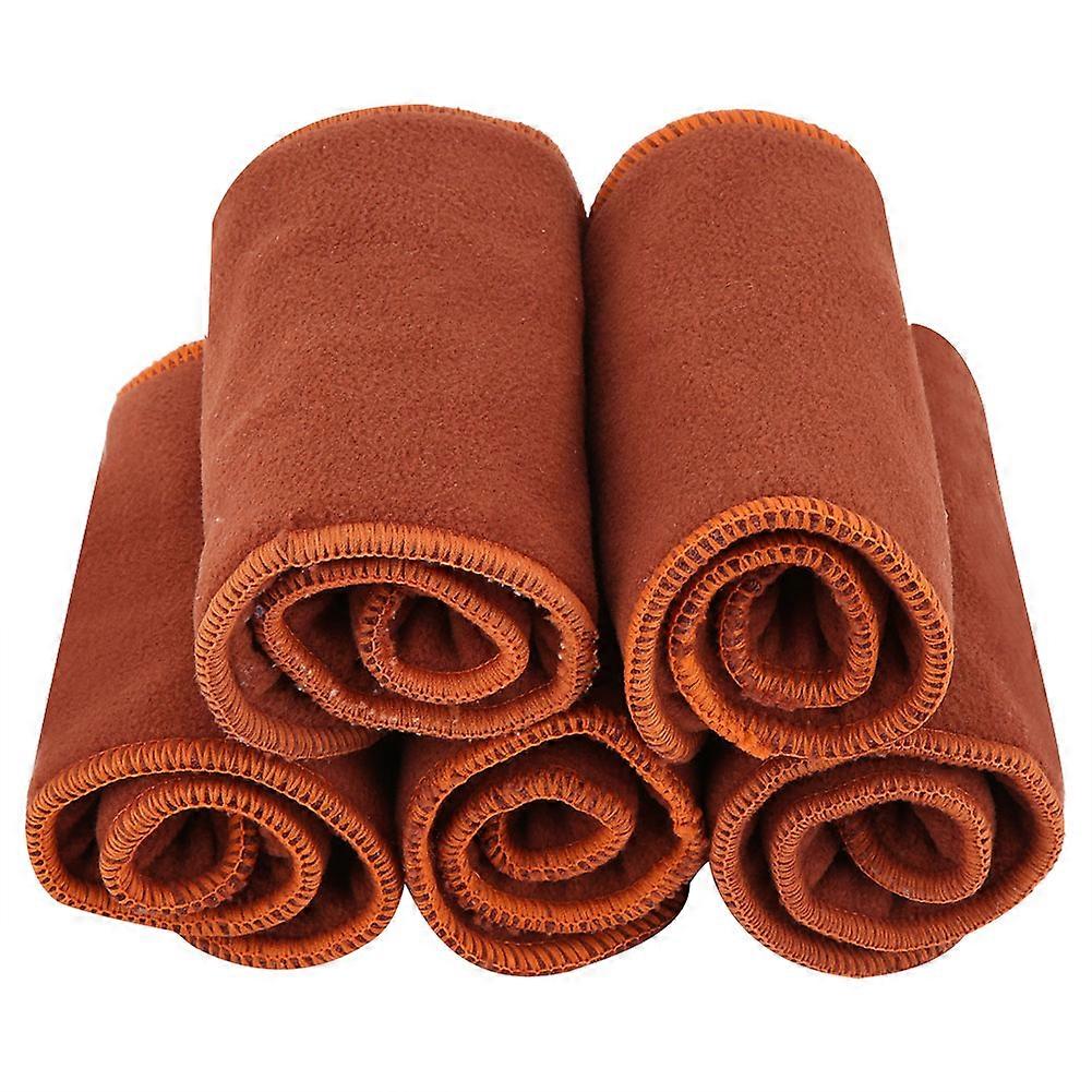 5Pcs Baby Soft Nappy Liners Insert Reusable Washable 4 Layers Diapers