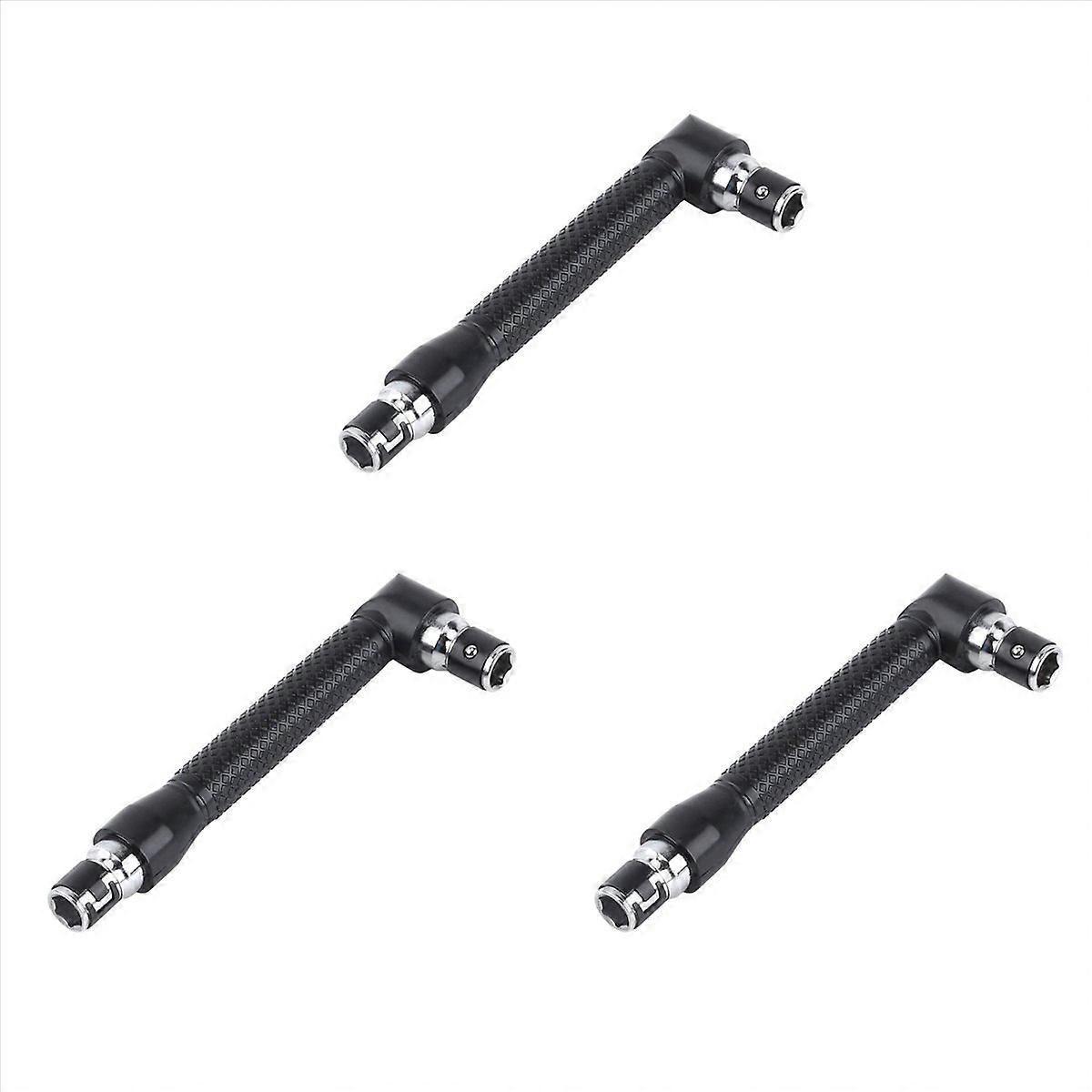 L Shape 1/4Inch Hex Wrench Double Head Right Angle Screwdriver Bits