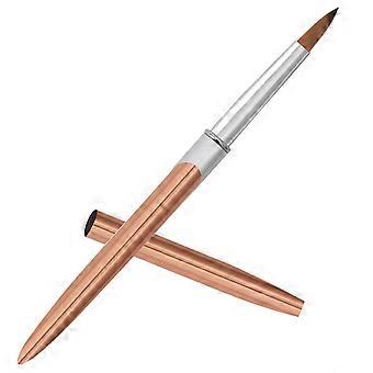 Nagelkunstpinsel, Maniküre-Malstift, Streifenpinsel, Roségold-Material