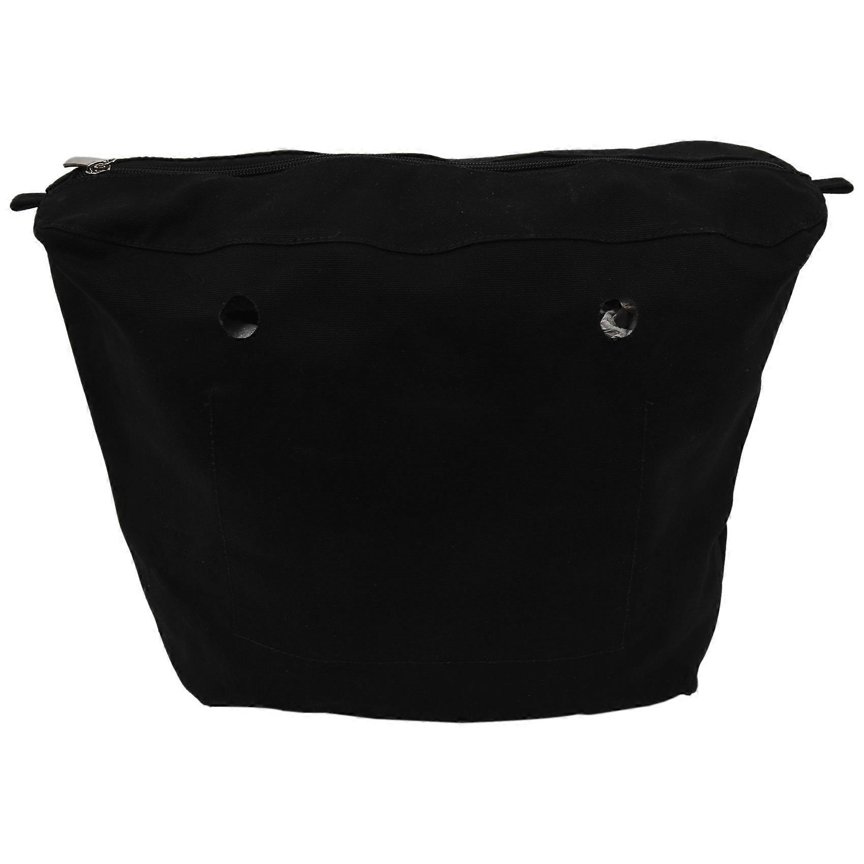 Two Size Waterproof Solid Canvas Pocket Black