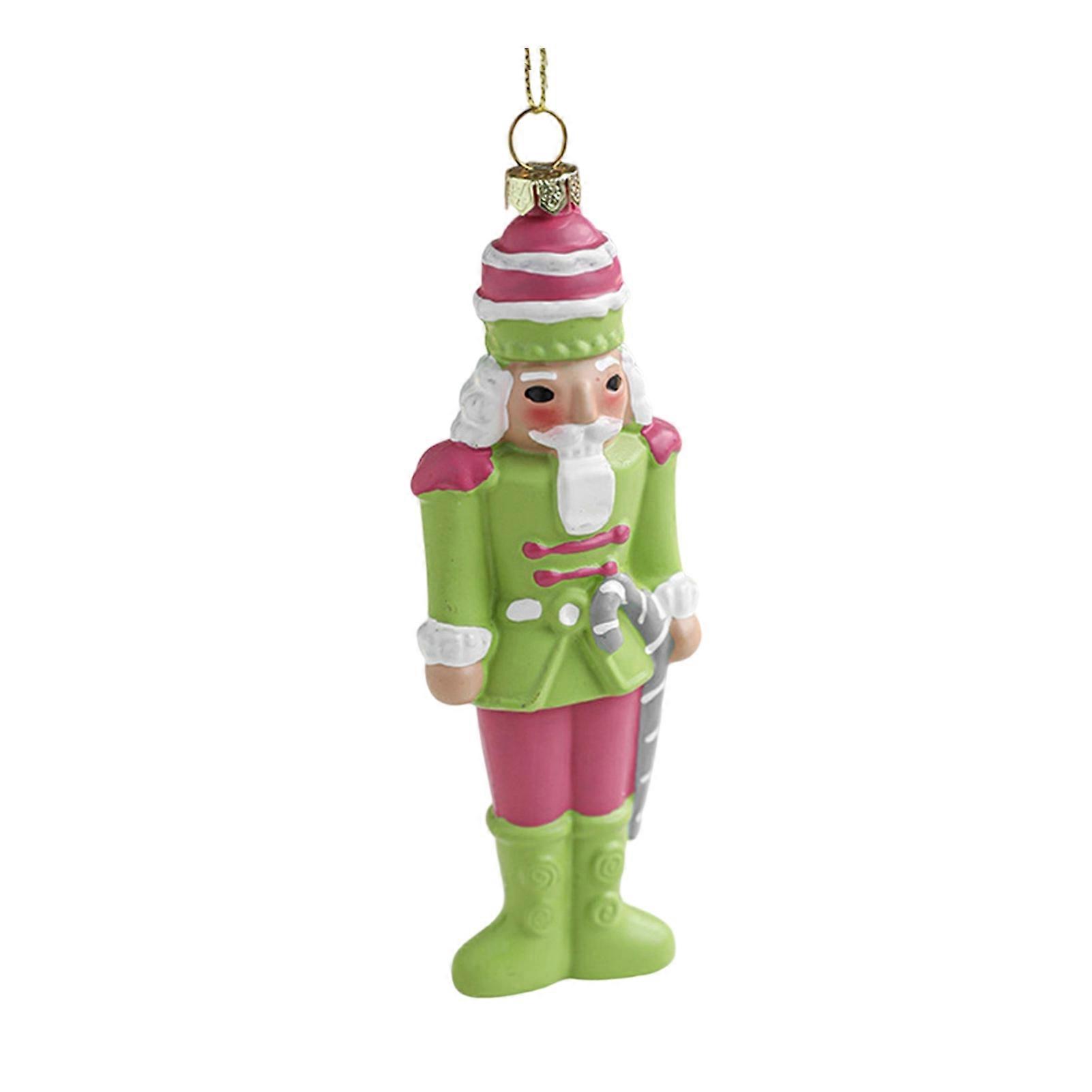 Christmas Nutcracker Puppet Pendant for Tree and Fireplace Display