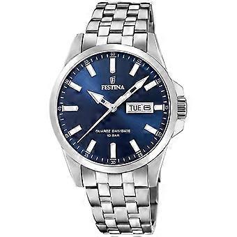 Festina Silber Edelstahl F20357/3 Herrenuhr