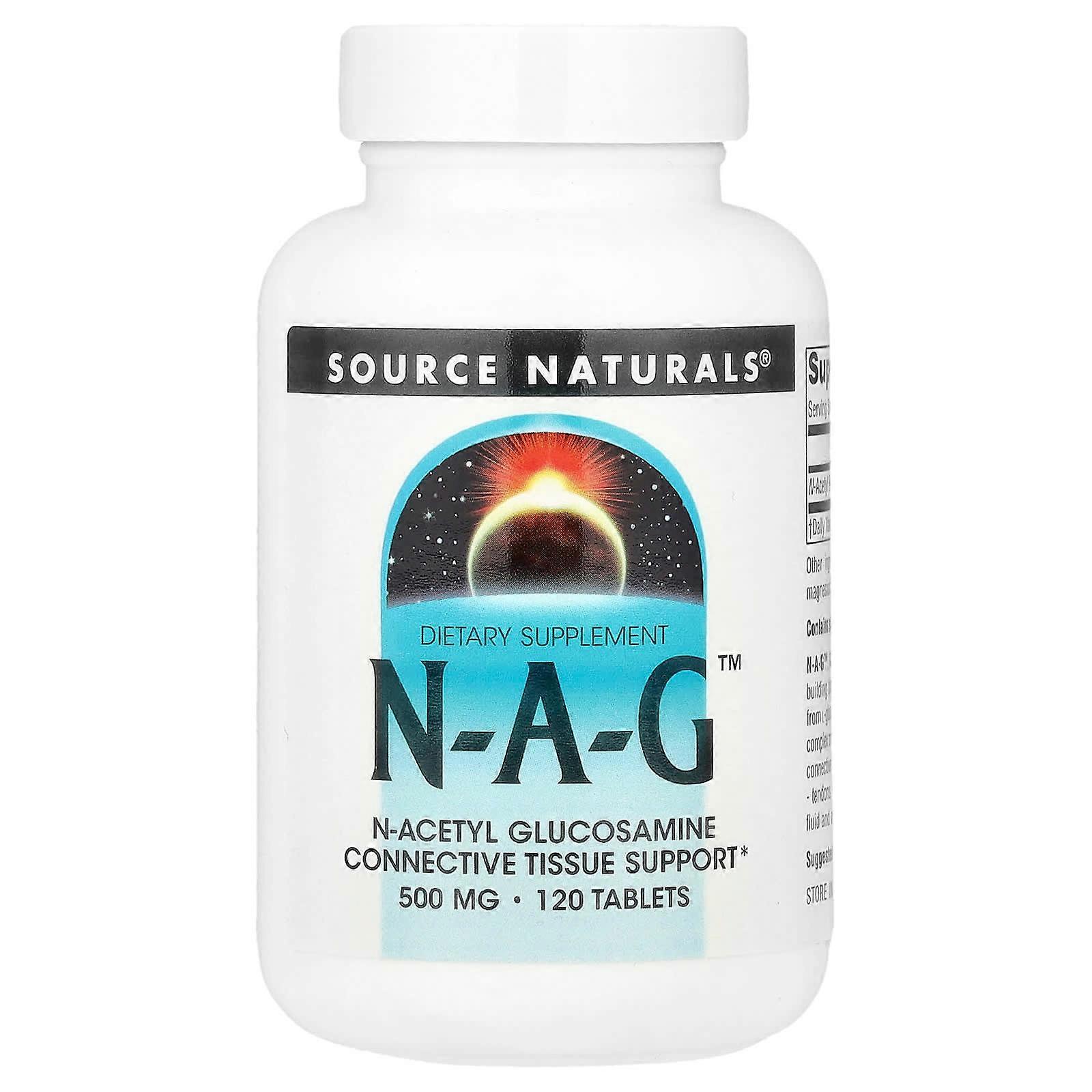 Source Naturals, N-A-G, 500 mg, 120 Tablets