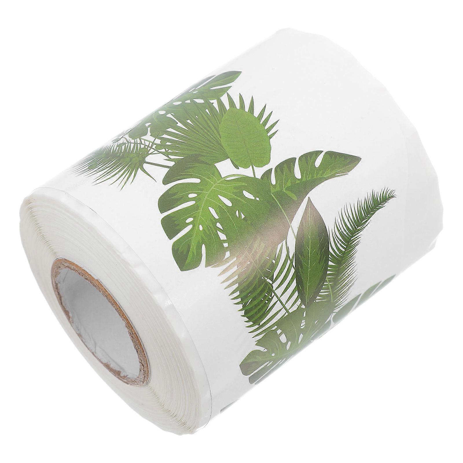 Decorative Border Sticker Bulletin Board Border Tree Leaf Pattern 3 Rolls