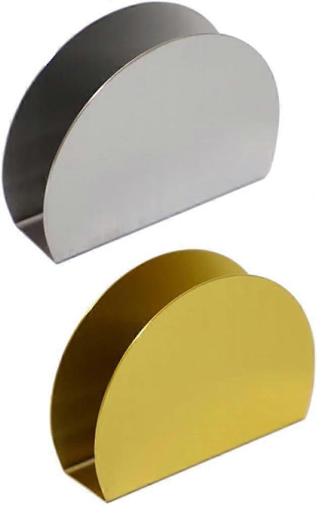 2pcs Semicircular Napkin Holder Tissue Storage Box