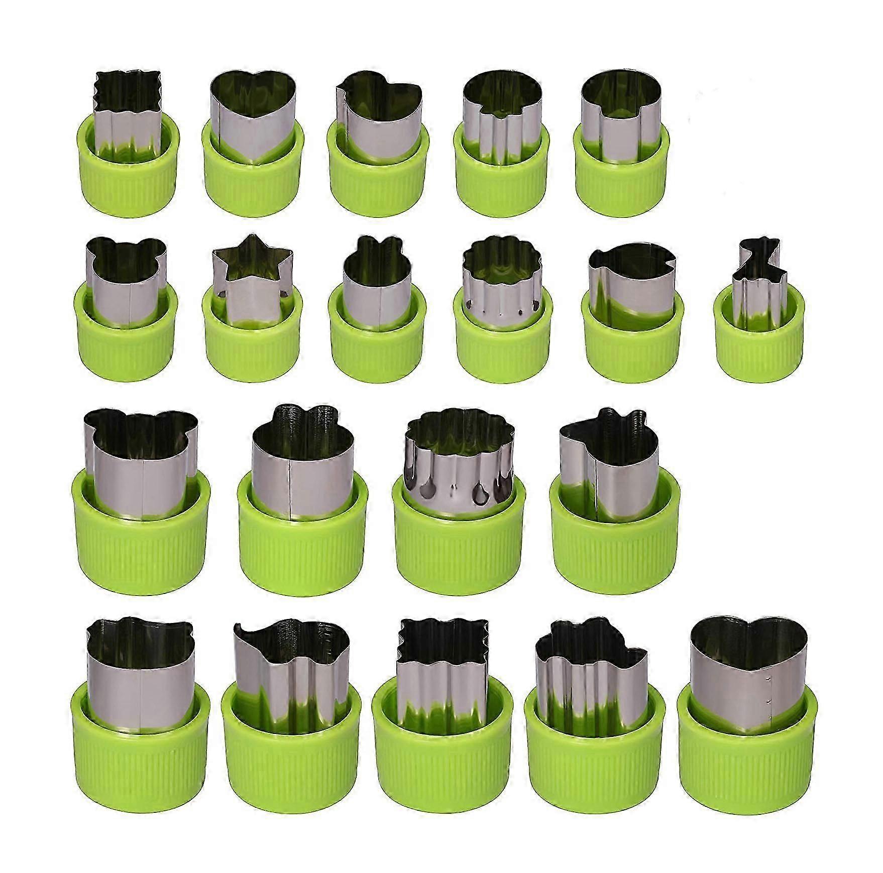 20 piece Vegetable Cutters, Fruit Cutters, Cookie Cutters Set, ect