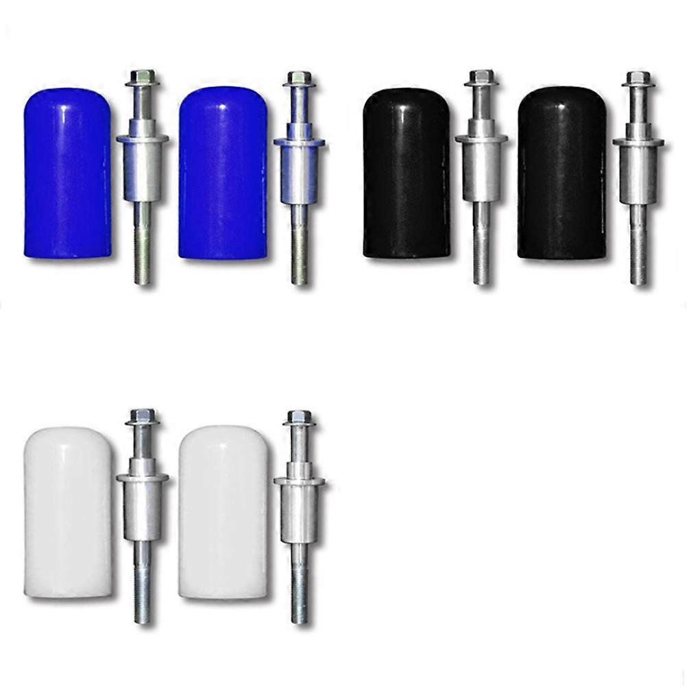 Body Frame Sliders Motorcycle Falling Protector for 2Pcs White Kit