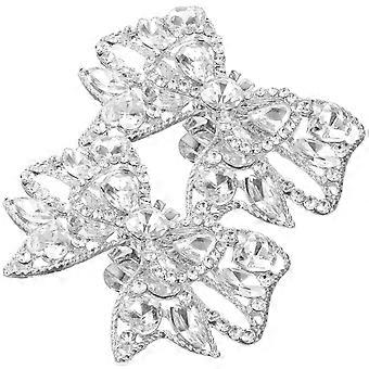 1 Paar Strass Schuhschnallen Abnehmbare Schuhclips Schleife Schuhschnallen Hochzeitsschuh Charms