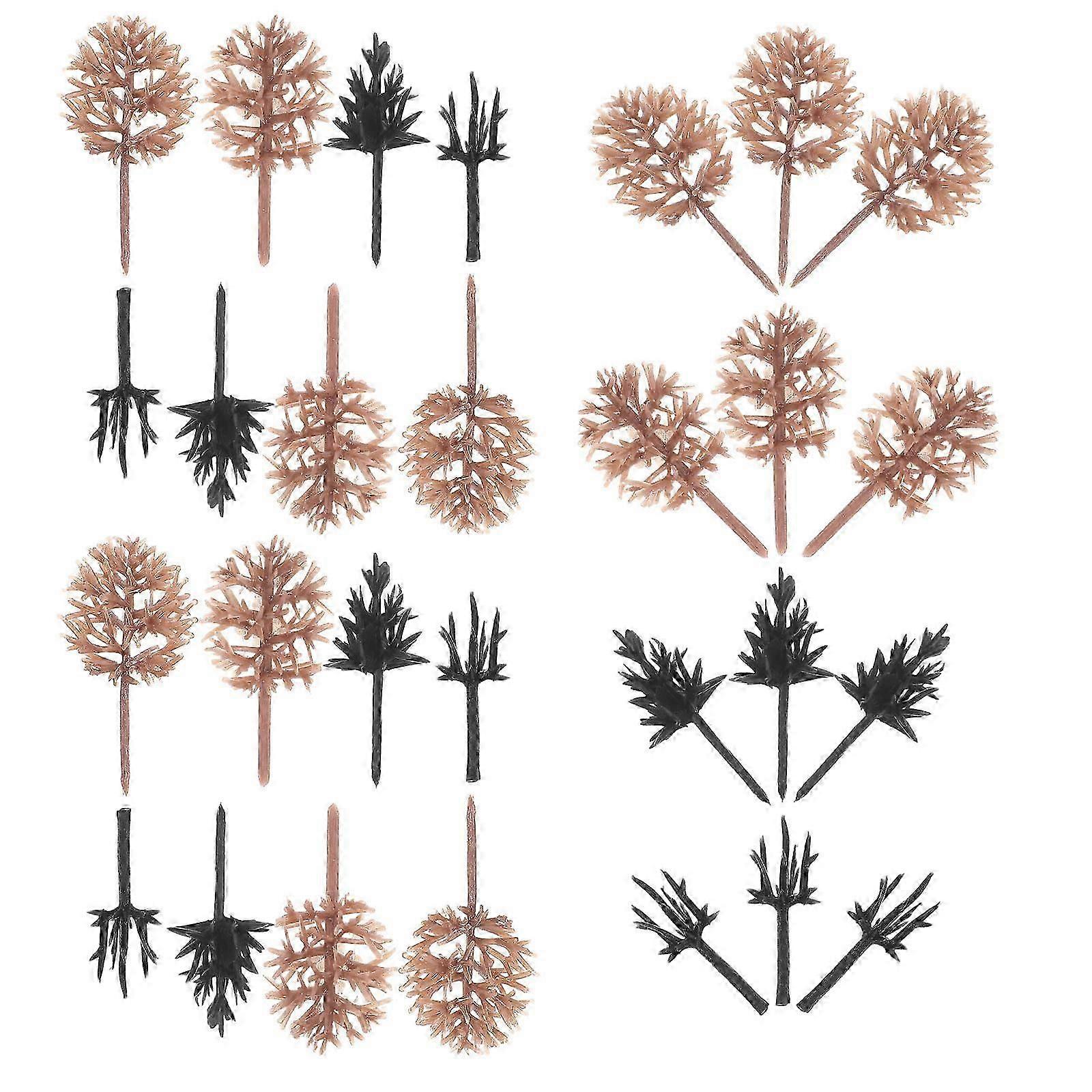 Model Trees Plastic Miniature Trees for DIY Use 116Pcs Pack