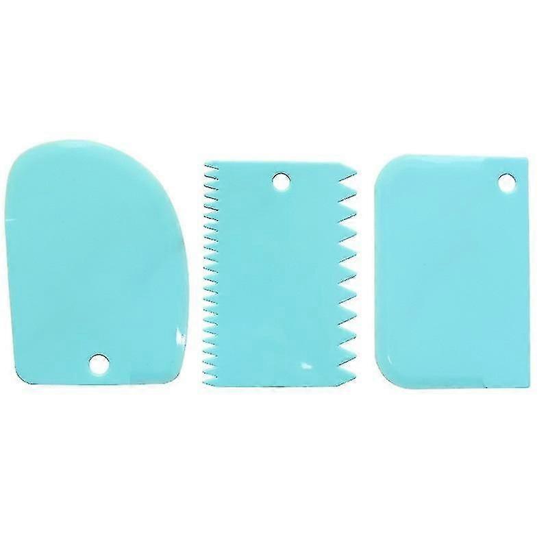 Plastic Cake Baking Scraper For Cake Decorating,  Spatulas Cream Cake Edge Decorating