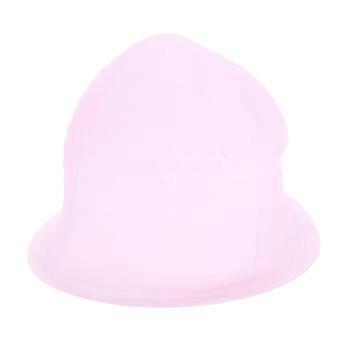 Hair Silicone Gel Cap Dye Hair Coloring Cap Highlighting Cap Hair Styling Tool with Hook (Pink)