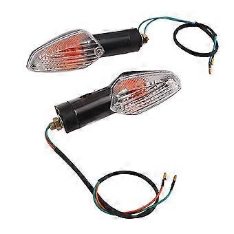 2pcs Motorcycle Turn Signal Light Indicator Blinker Replacement for CBR250 250R CB300F CBF 125 150 2013?2017 Transparent Cover
