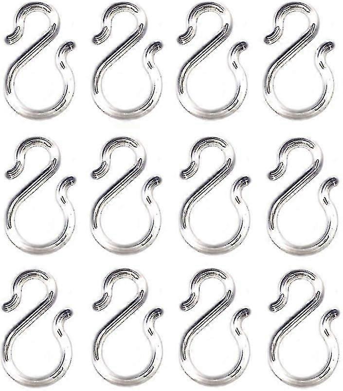 12 Pcs 1,7 polegadas transparente plástico punch bowl copo ganchos s