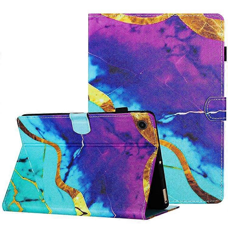 PU Leather Pattern Stand Smart Tablet Case For Lenovo Tab M10 Plus (3rd Gen)