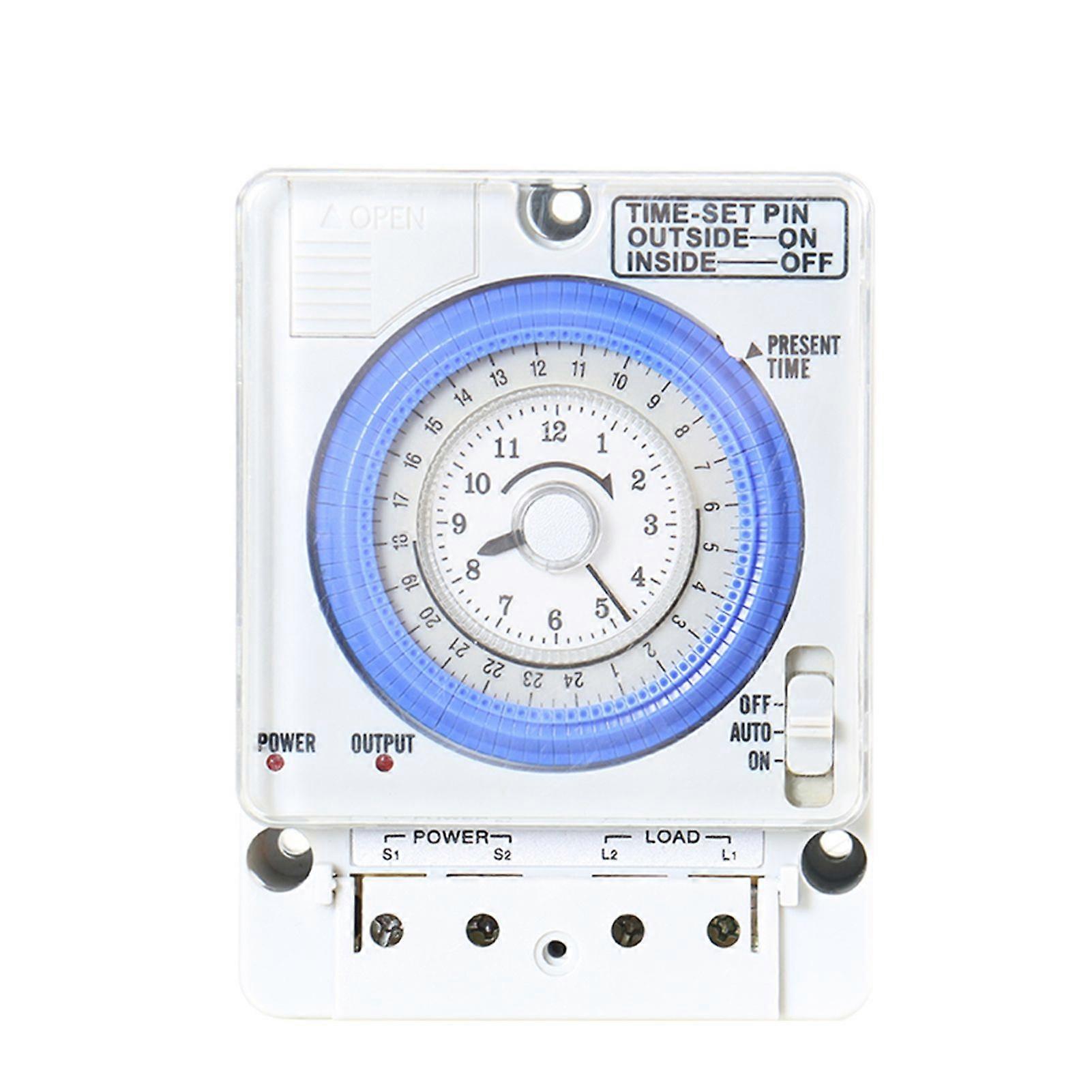 Timer Mechanical Programmable Alarm Clock Countdown Machine Kitchen Accessories for Household JIKAIX
