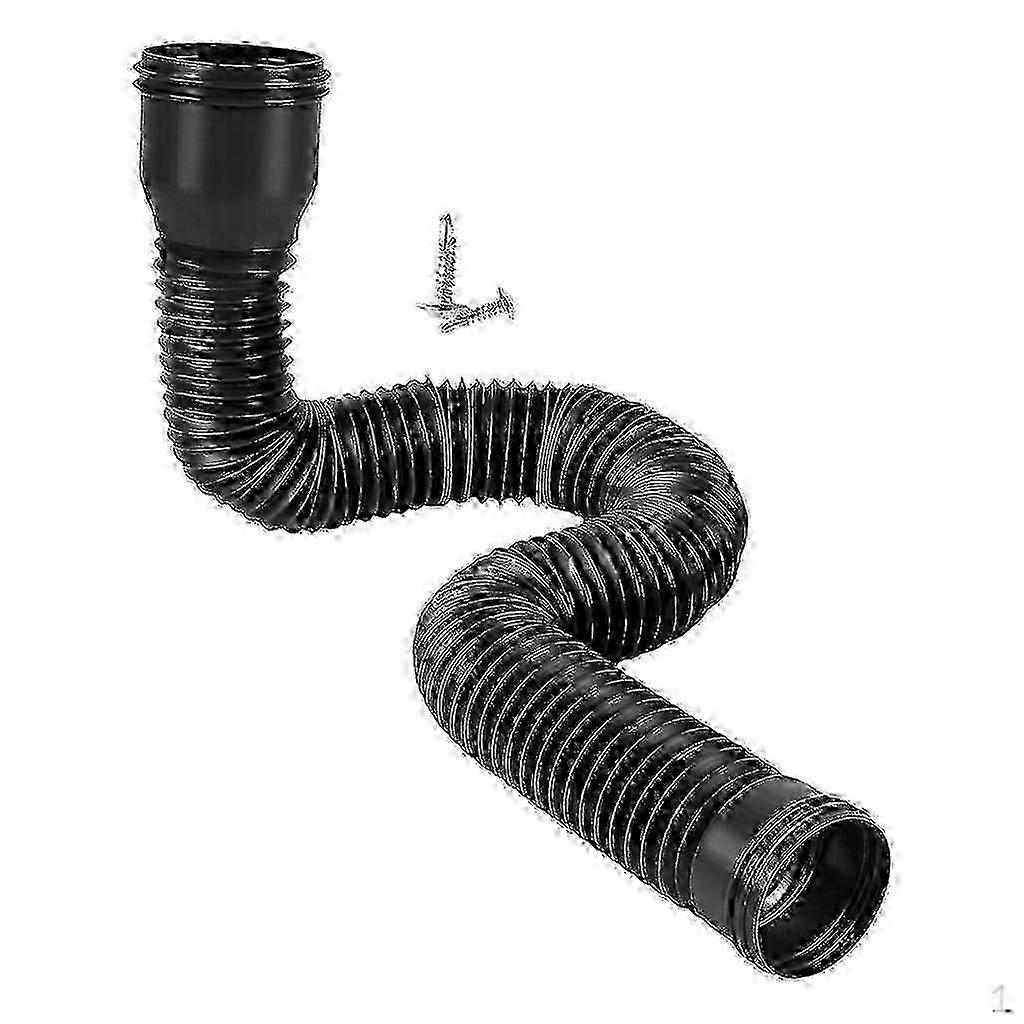 Adjustable Downspout Extension for Rain Gutter Water Diversion