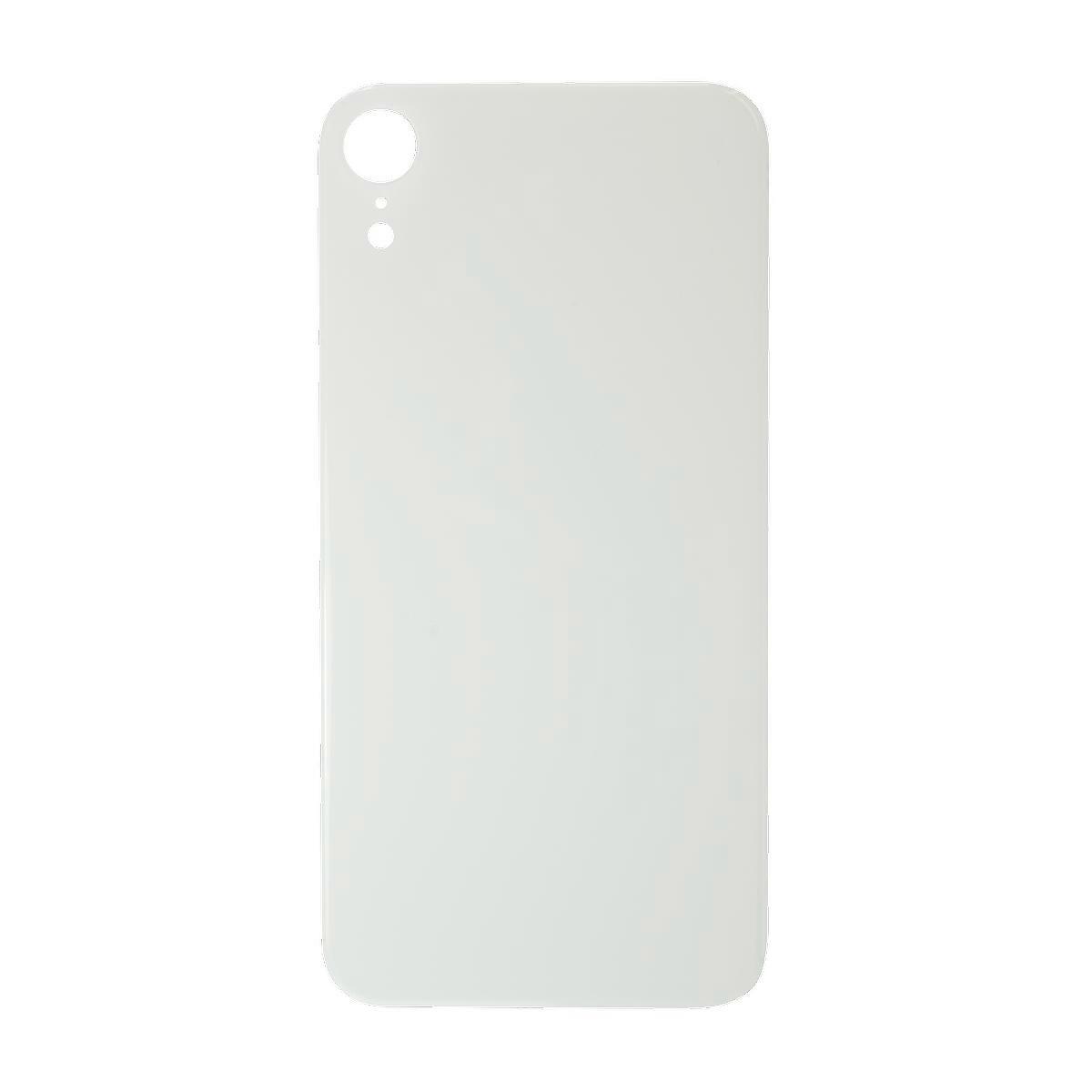 Glass Back For iPhone XR Plain in White