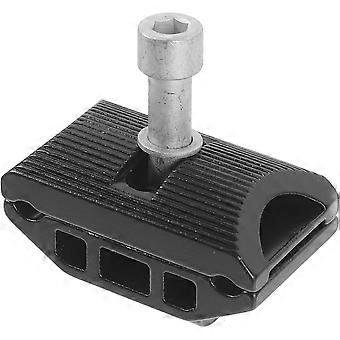 Seatpost Clip and Metal Saddlepole Clamp Black, Sturdy Seatpost Clamp for Cycling with Dual Rail Fixing, Suitable for Mountain Bikes and Road Bikes