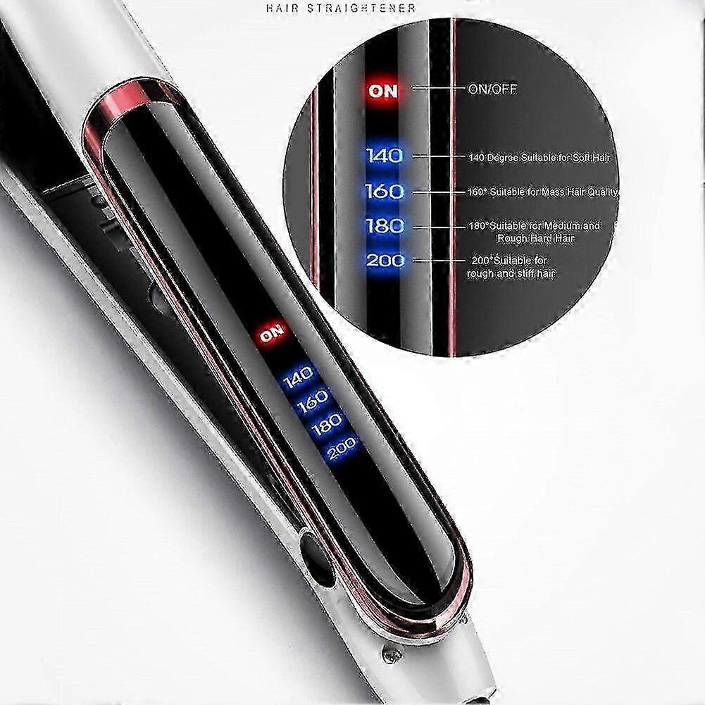 hair straightener heating professional display ionic flat iron