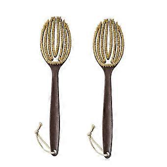 Long Handle Bristle Body Brush compatible with Shower Soft Dead Skin Eliminator