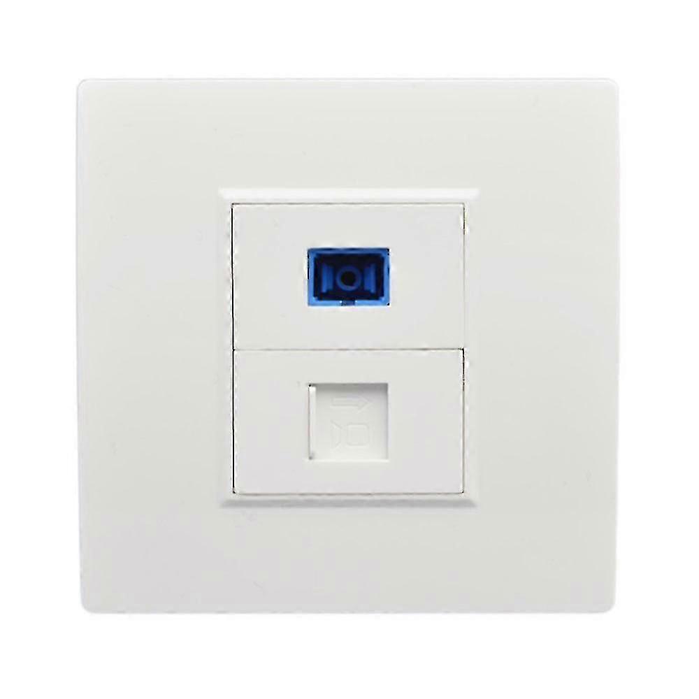 RJ45 Network Jack Panel SC Fiber Optic Interface Wall Outlet Connector