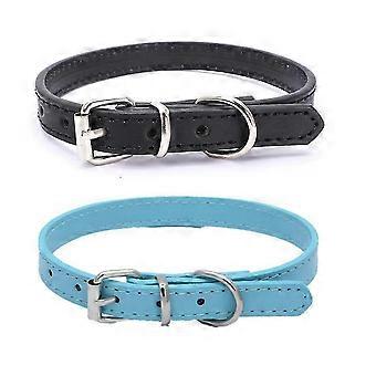 Pet Collar with Rhinestone Decorations, Padded Interior, Quick Release Buckle