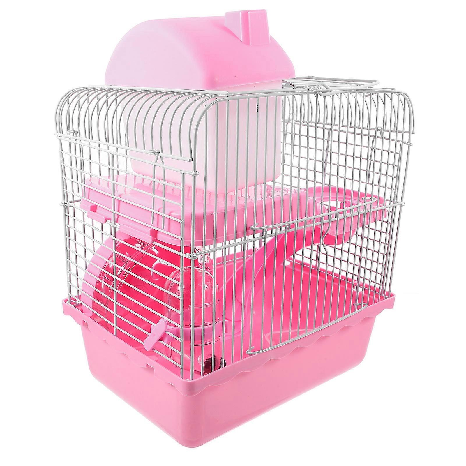 Rat Wire Cage Double Layer Hamster Cage for Small Pet Use