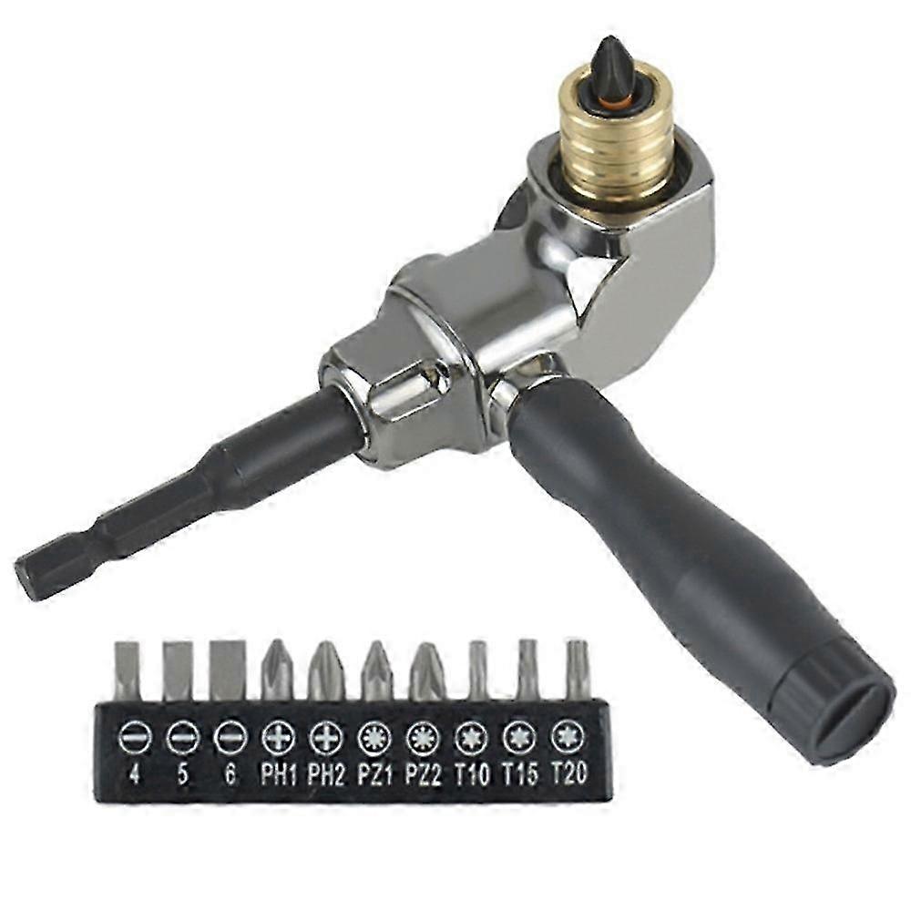 90 Degree Drill Adapter By - Compact Corner Drilling Solution with Easy Assembly
