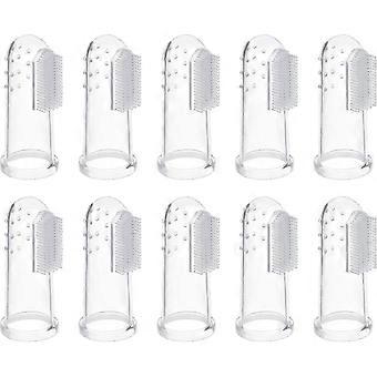 Pet Silicone Toothbrush 10 Pieces Cat Dog Teeth Cleaning Tool