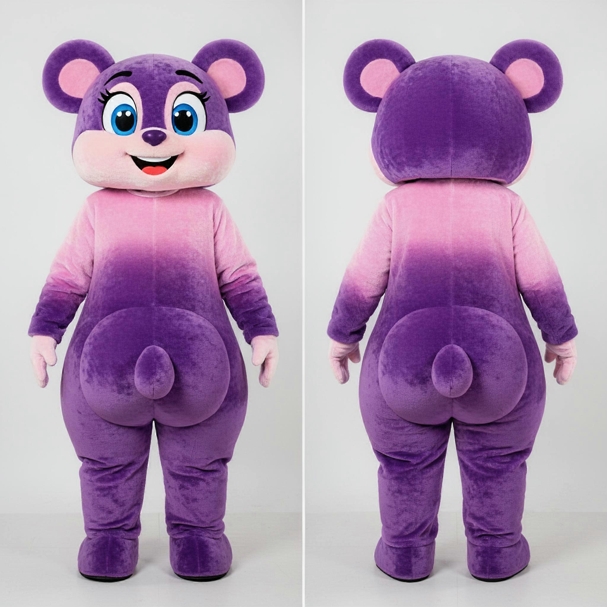 MASTICOT Vibrant Purple Rounded But Mascot