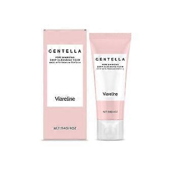 Centella Poremizing Deep Cleansing Foam, entfernt porenverstopfende Ablagerungen, spendet tiefe Feuchtigkeit und beruhigt sanft, für alle Hauttypen geeignet, 114G