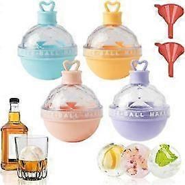 Extra Large Ice Ball Maker, Food-Grade, Light Bulb Shape
