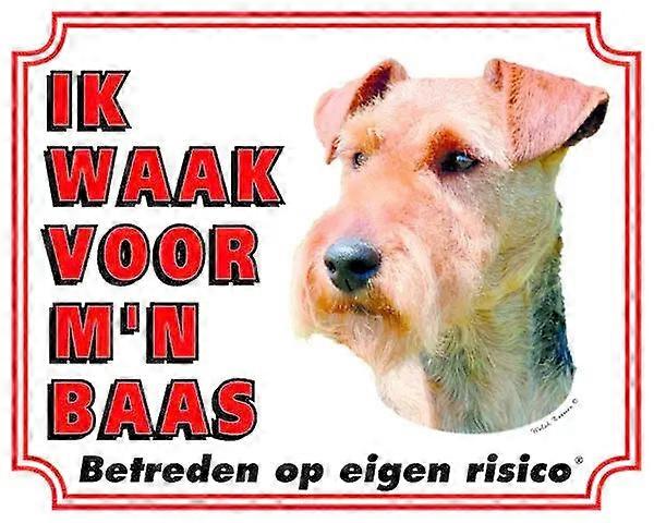 Sticker King Welsh Terrier Warning Sign - I Watch Over My Owner (2)