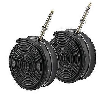 2 Pack 700x35-43c Road Bike Replacement Inner Tubes Presta Valve For Road Bikes,80mm