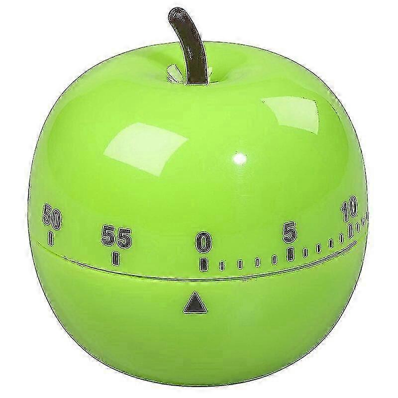 Mechanical Kitchen Timer Lovely Manually Adjustable Timer (apple)-inst