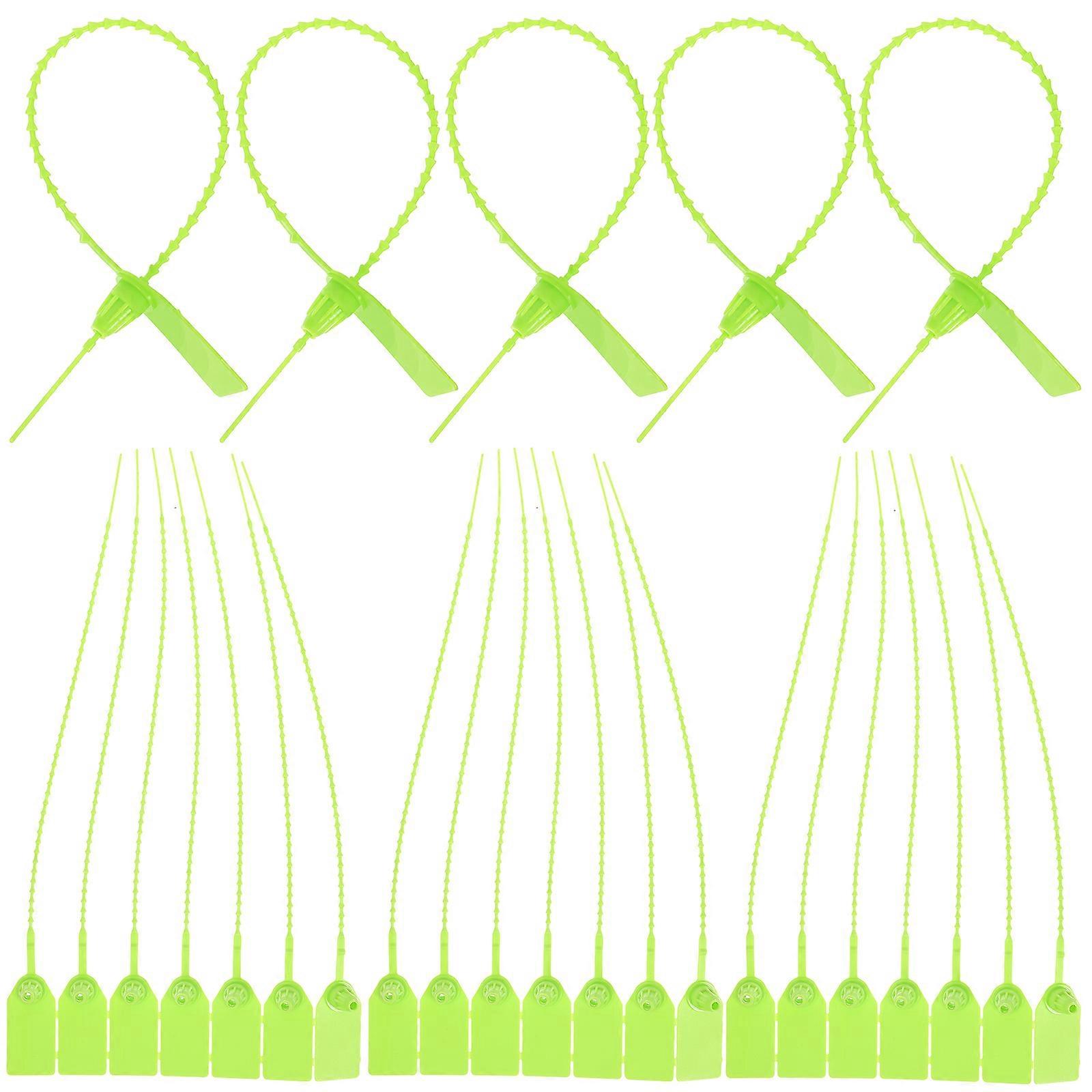 Label Cable Ties for Tie Cable Practical Sign Board Loop 100Pcs