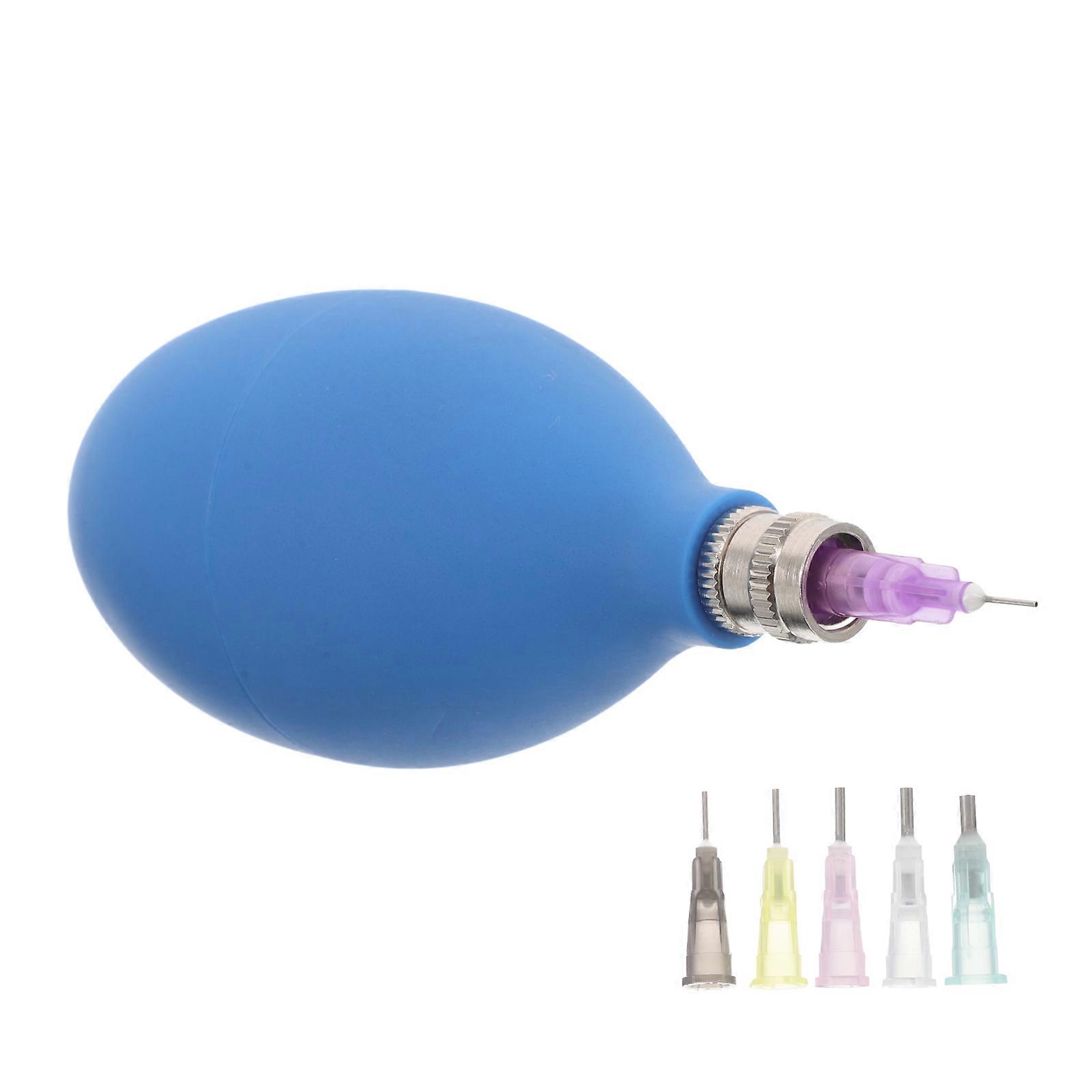 Ceramic Pottery Applicator Bottle for Application Blue