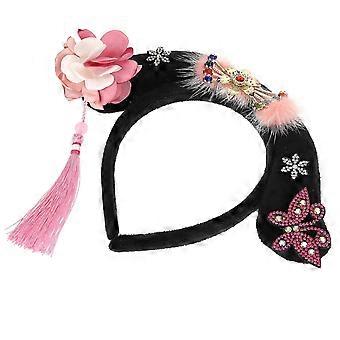 Costume Accessory Pink Chinese Style Wig Headband for Women Cosplay