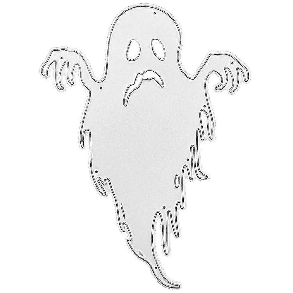 Metal Cutting Dies 2Pcs Halloween Ghost Embossing Stencil
