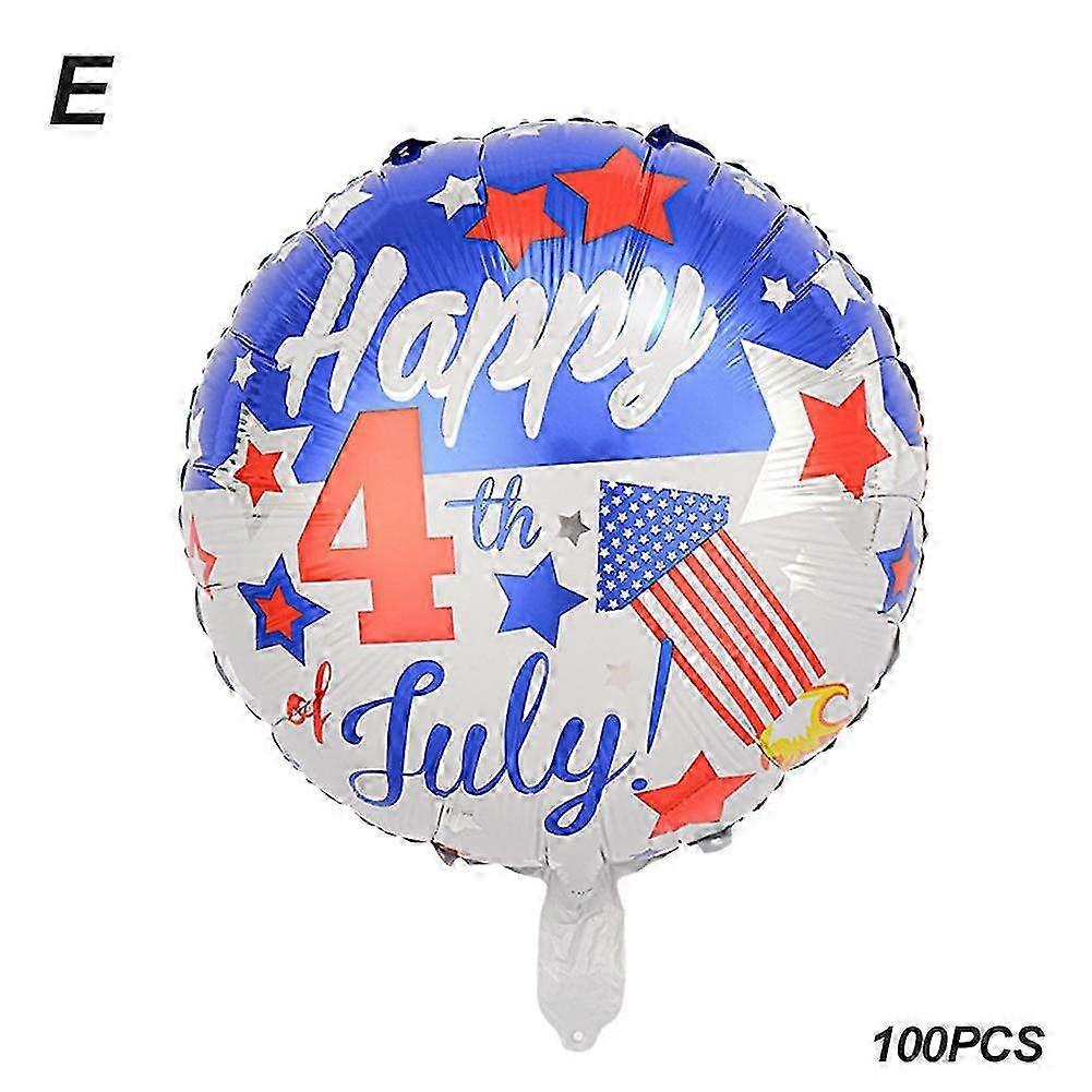 USA Flag Star Foil Balloons Pack