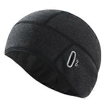 Vinter Skull Cap Hue, Cykelhat Kasketter til Under Hjelm Mænd Kvinder, Termisk Hjelm Liner Passer til Briller, Varm Kasket Vindtæt Åndbar Til Løb Ski