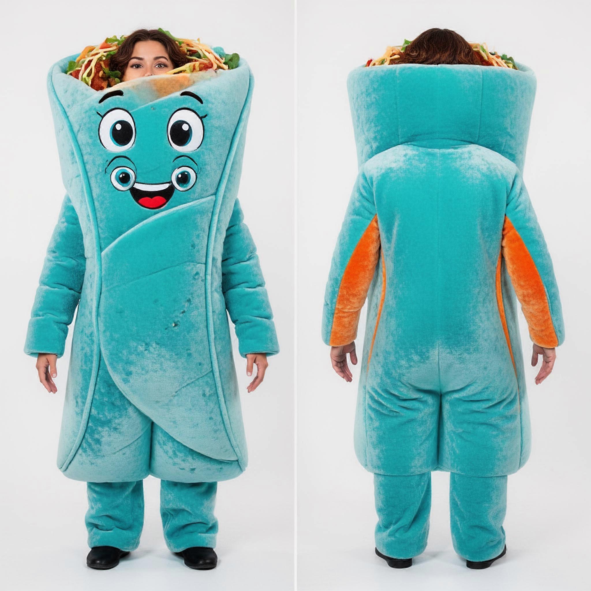 MASTICOT Cyan Velvety Enchiladas Mascot