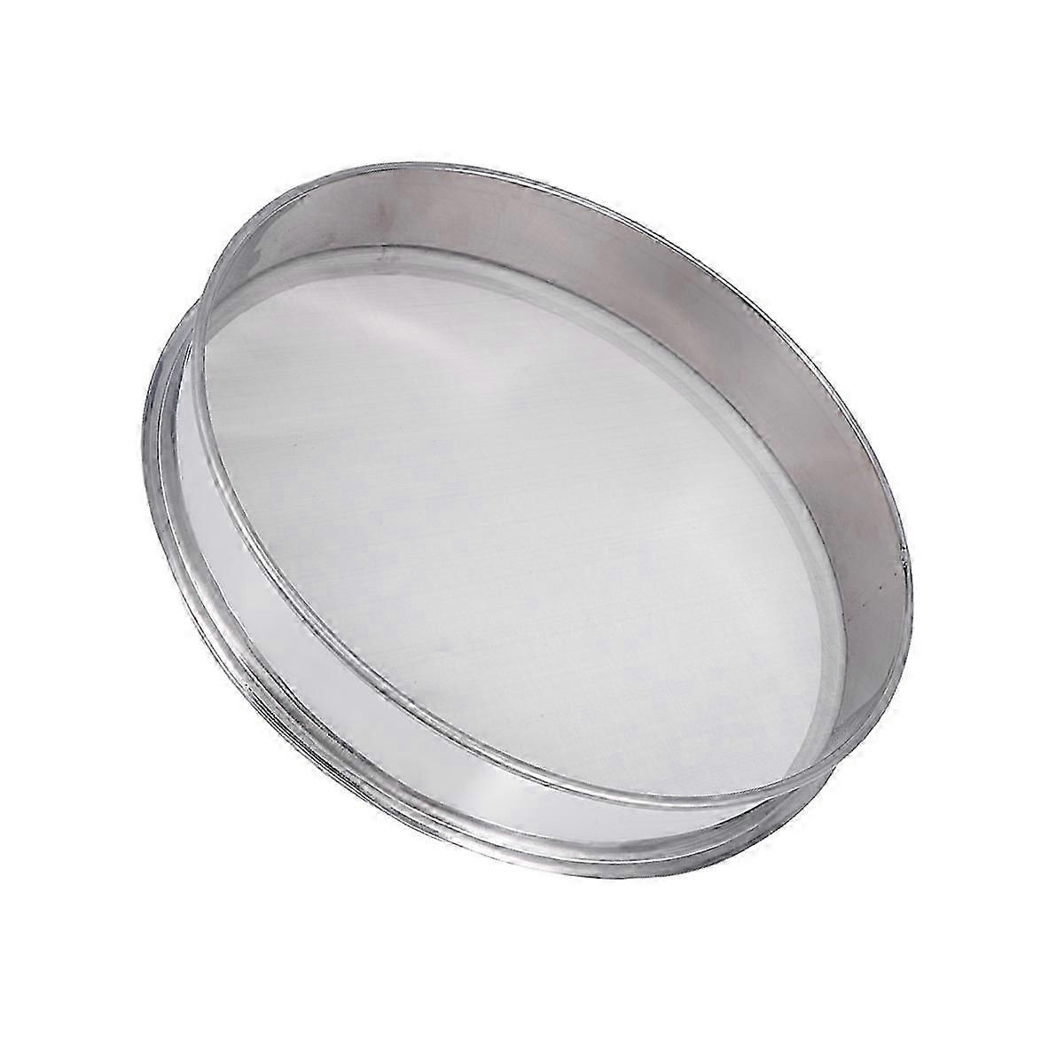 1PC Stainless Steel Herbal Pollen Hash Extractor Stackable Sifter Shaker (25cm Diameter)