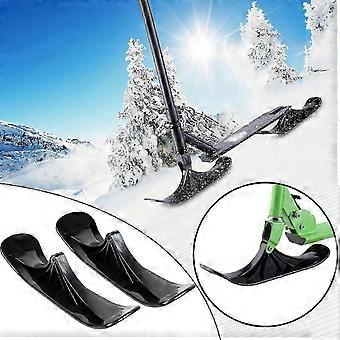 Snow Sled Ski Scooter Conversion Kit for Kick Scooters, Turn Your Scooter into a Snow Scooter_Esz3