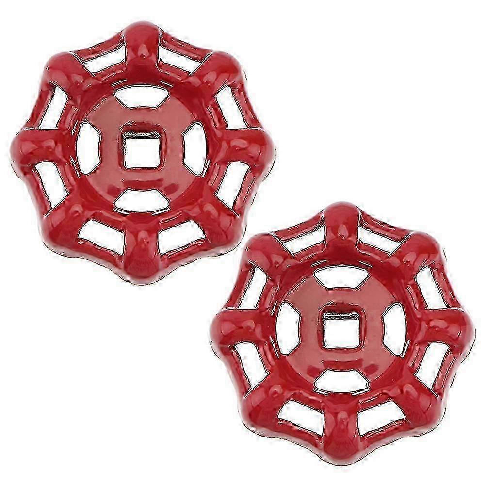 Durable Iron Spigot Handle Red Set