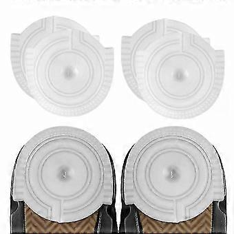 Sports Footwear Wear-Resistant Rubber Anti-Slip Sole Stickers, 2 Pairs, Transparent, Size No.8 (38/39)
